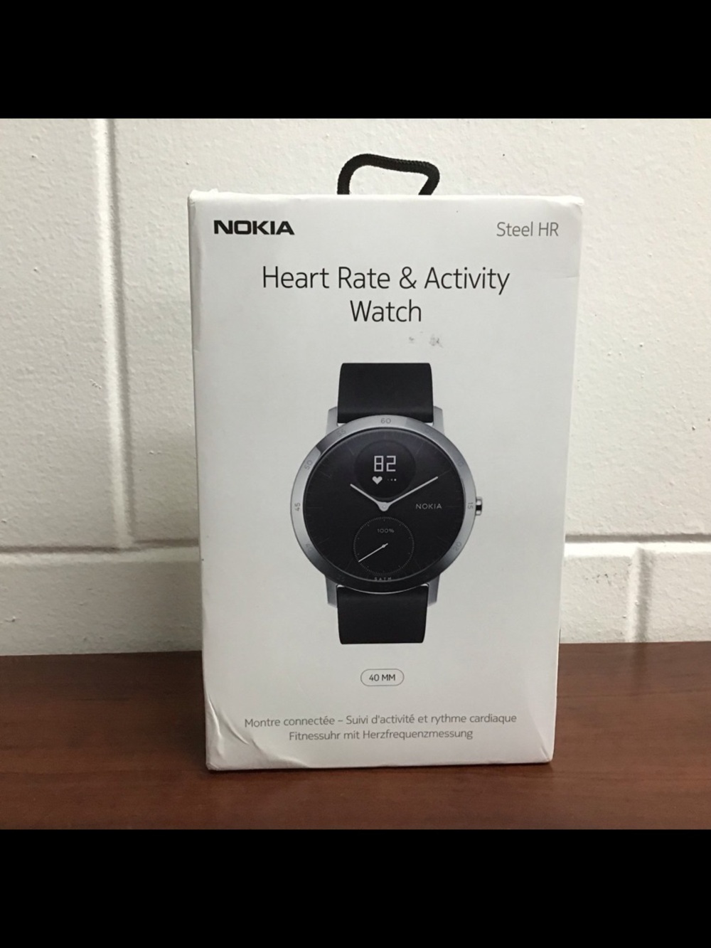 New Sealed Nokia Steel Hr 40 MM Heart Rate And Activity Watch Withings